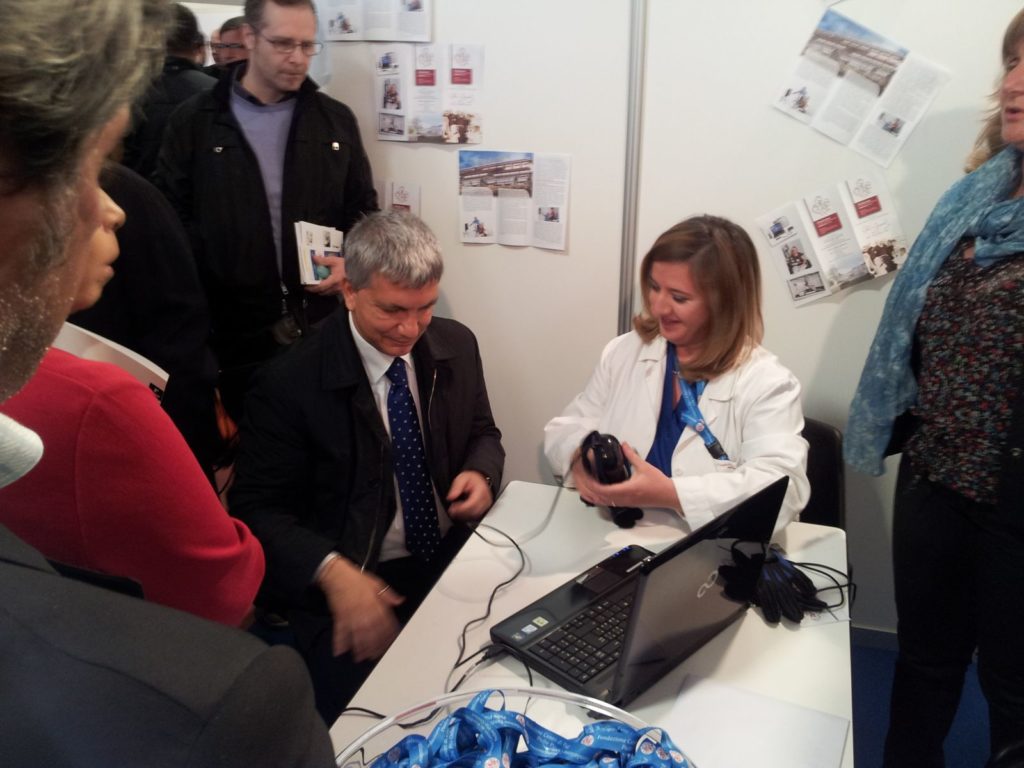 Il Presidente Vendola nel ns. stand InnoVabilia