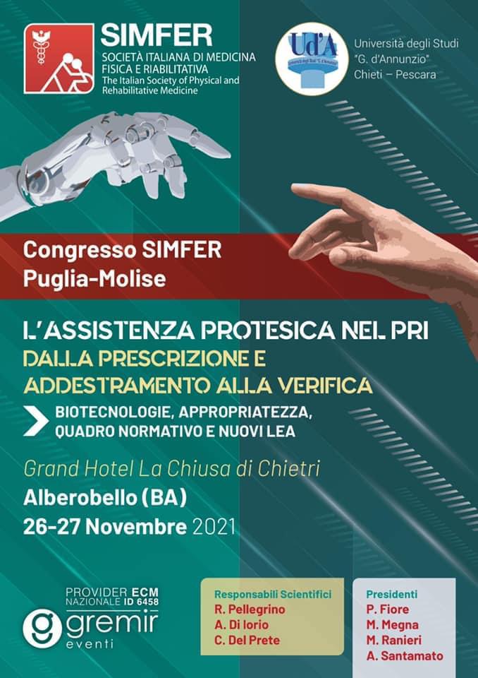La Fondazione al Congresso SIMFER Puglia-Molise 2021