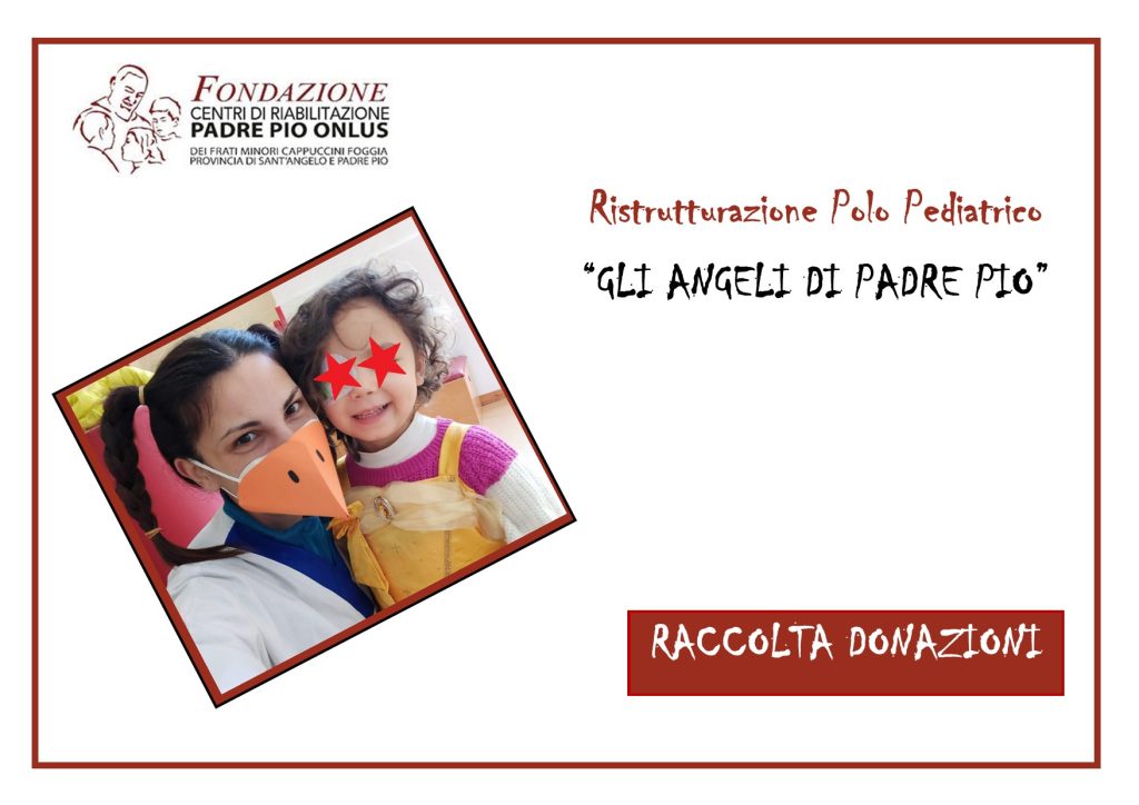 DONAZIONI PER LA RISTRUTTURAZIONE DELLE FAMILY ROOMS – DONO DI SQUADRA