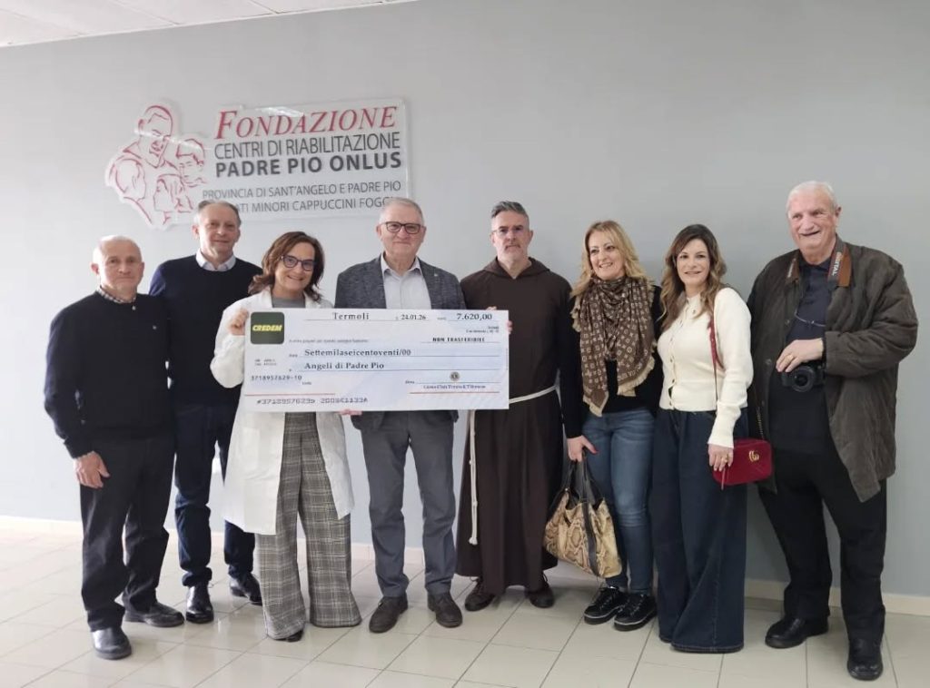 GRAZIE LIONS CLUB TERMOLI TIFERNUS!