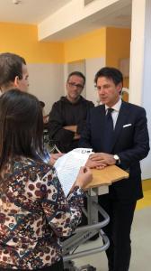 Premier Conte con i pazienti